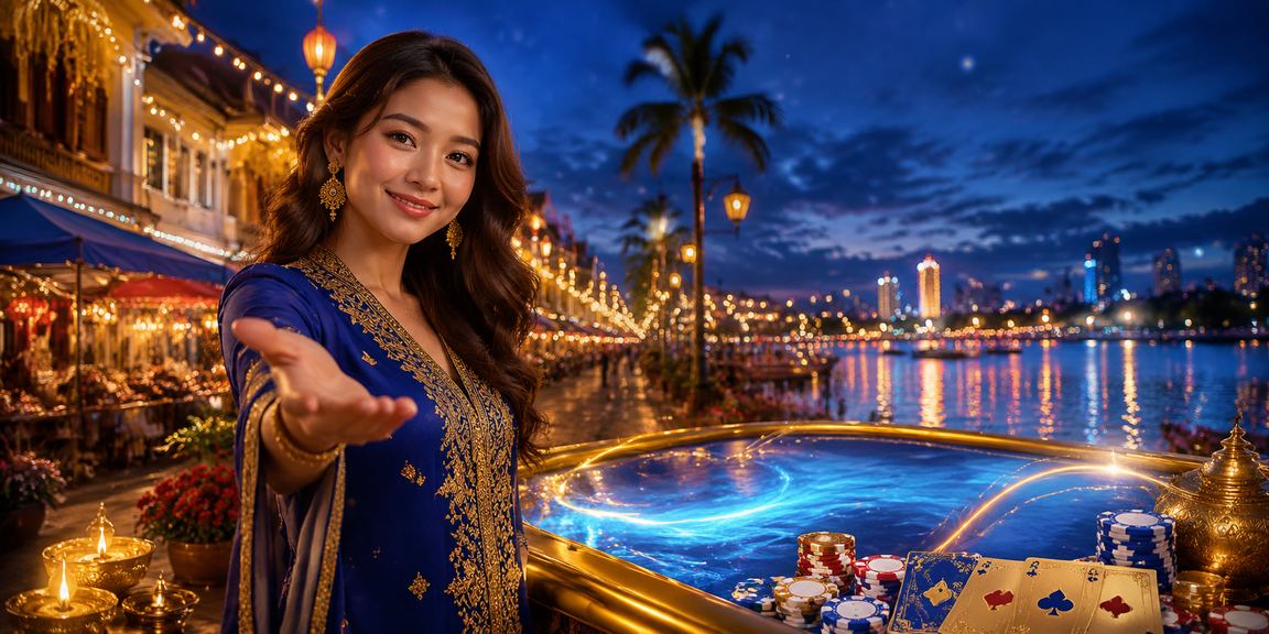 Permainan poker bertema Melayu di Kota Bharu dengan suasana semarak